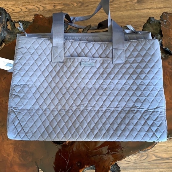 Vera Bradley Handbags - Triple Compartment Travel Bag - Carbon Grey